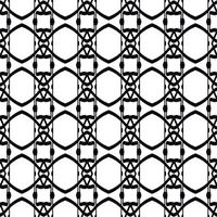 Geometric seamless black and white background. Geometry. Pattern. vector