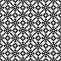 Geometric seamless black and white background. Geometry. Pattern. vector