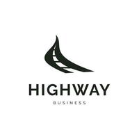 Highway icon logo design inspiration vector
