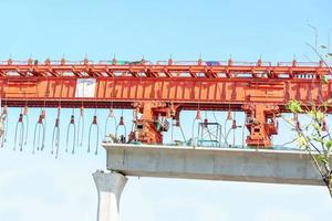 Tower crane for construction. It is the critical equipment in construction. photo