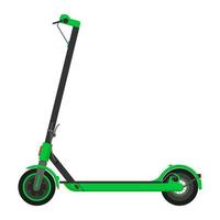 Electric scooter. Kick scooter. Vector illustration.