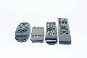 Remote control on a white background photo