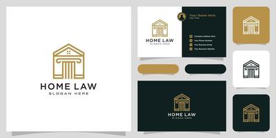 house law  logo vector design