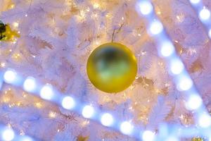 Xmas ball and led photo