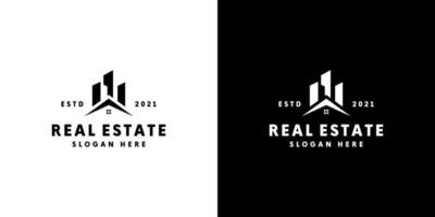 real estate building logo vector design