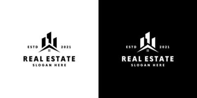 real estate building logo vector design