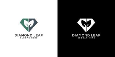 diamond leaf icon. sign design vector