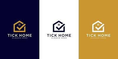 Abstract Building  House Logo Design Vector Template