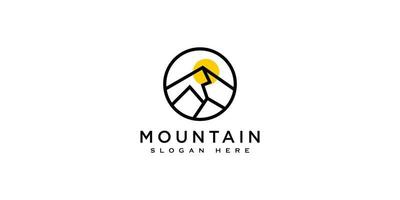 mountain logo vector design template