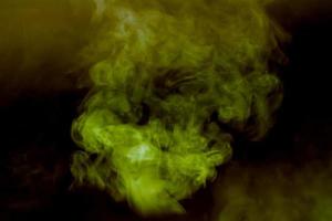 The smoke is colorful. It is abstract. photo