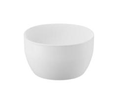 Set of white bowl isolated on white background 3D rendering photo