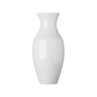 White ceramic vase isolated on white background, 3d rendering photo