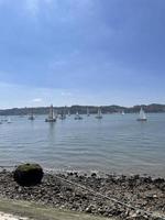 Small sailing clubs sailing around Lisbon. photo