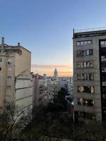 Buildings in the center of Lisbon. photo