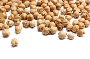 Chickpea isolated on the white background photo