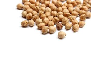 Chickpea isolated on the white background photo