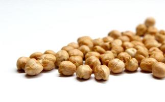 Chickpea isolated on the white background photo