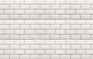 White brick wall texture, modern style background, architecture detail , or display or montage of product. photo