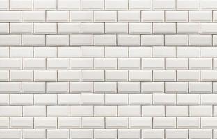 White brick wall texture, modern style background, architecture detail , or display or montage of product. photo