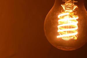 Filament Lightbulb glow photo