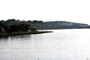 A Beautiful Landscape of Lake taken at evening. photo