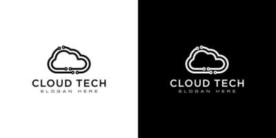 cloud technology vector template