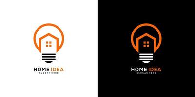 home idea logo vector design