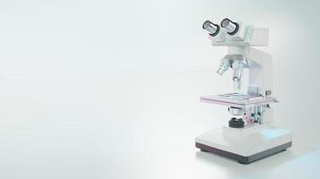 Microscope chemistry. pharmaceutical instrument. microbiology magnifying tool and symbol of chemical science exploration.