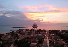 Long Beach Island at sunset photo