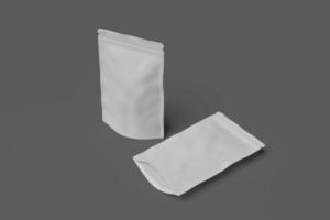 POUCH CAFFEE BLANK MOCKUPS photo