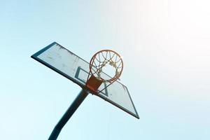 street basket hoop, sports equipment photo