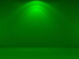 Beautiful Abstract empty Green background with Photometric Realistic light effect Artificial lighting shining from above Use for website banner, card decorative graphic design template with copy space