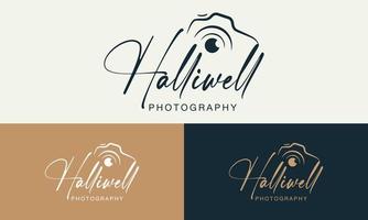 Camera photography logo icon vector template