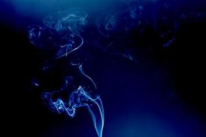 The smoke is colorful. It is abstract. photo