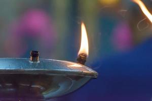 Light in the oil lamps photo