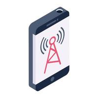 3d icon vector of mobile hotspot