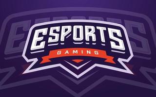 Professional Esports Logo Template for Game Team or Gaming Tournament vector