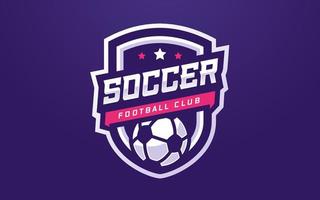 Soccer Club Logo Template for Sports Team and Tournament vector