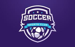 Soccer Club Logo Template for Sports Team and Tournament vector