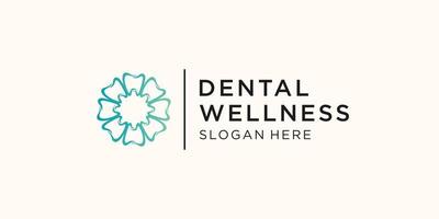 dental care logo vector template design