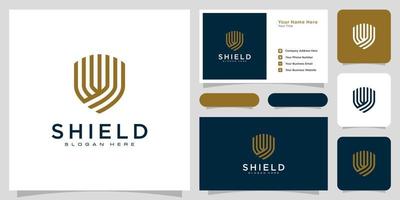 Security Shield Logo vector premium