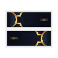 luxury background light with abstract color modern technology banner gold vector