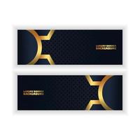 luxury background light with abstract color modern technology banner gold vector