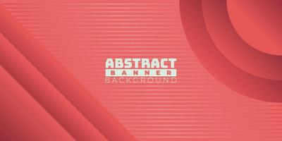 abstract banner background with red color, good for banner, flyer etc. vector illustration