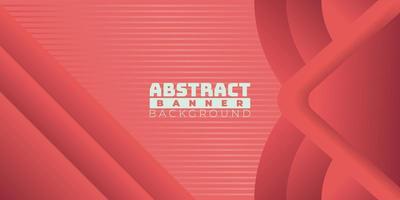 abstract banner background with red color, good for banner, flyer etc. vector illustration