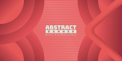 abstract banner background with red color, good for banner, flyer etc. vector illustration