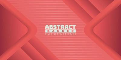 abstract banner background with red color, good for banner, flyer etc. vector illustration