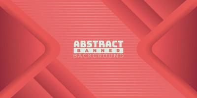 abstract banner background with red color, good for banner, flyer etc. vector illustration