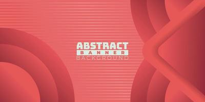 abstract banner background with red color, good for banner, flyer etc. vector illustration