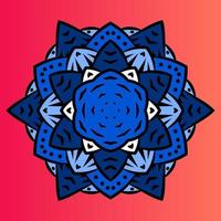 mandala vector illustration. Vector hand drawn circular decorative element. for background object, flyer object, element object
